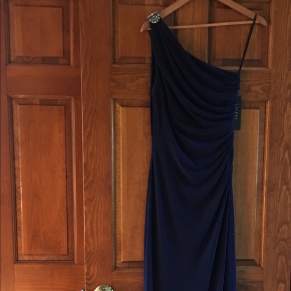 Ralph Lauren Dresses & Skirts - Ralph Lauren Dress w crystal shoulder ornament